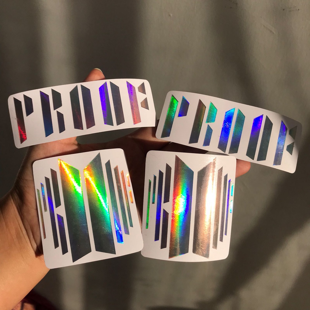 BTS PROOF STICKER HOLOGRAM