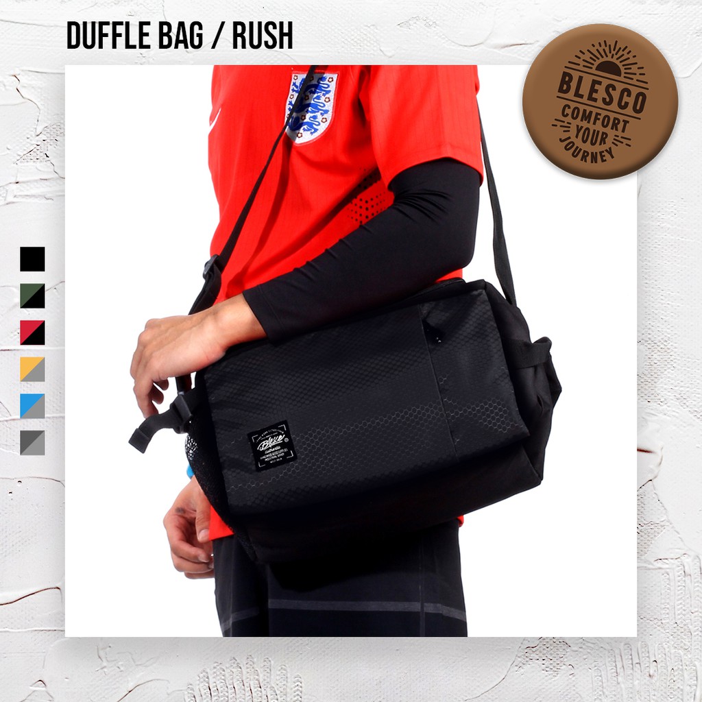 Tas Selempang Olahraga Futsal Pria Warna Hitam  - Blesco Rush