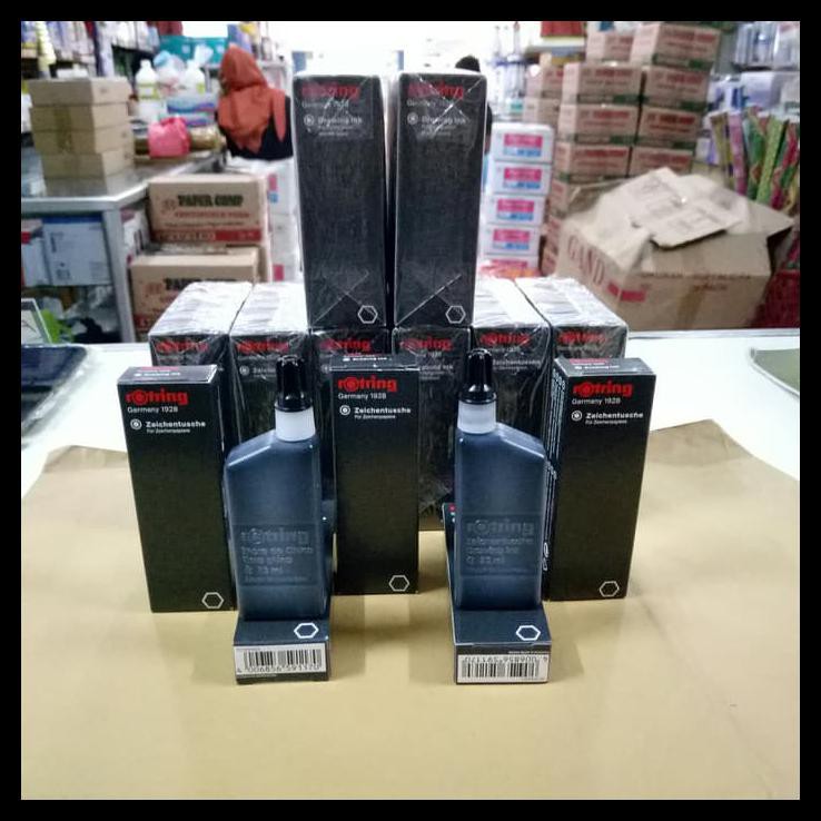 

READY STOK TINTA RAPIDO ROTRING DRAWING INK HITAM PERALATAN MELUKIS MURAH MERIAH