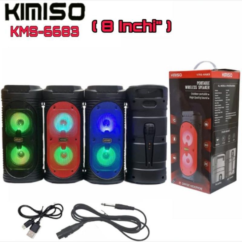 SPEAKER BLUETOOTH &quot;KIMISO&quot; 8INCHI