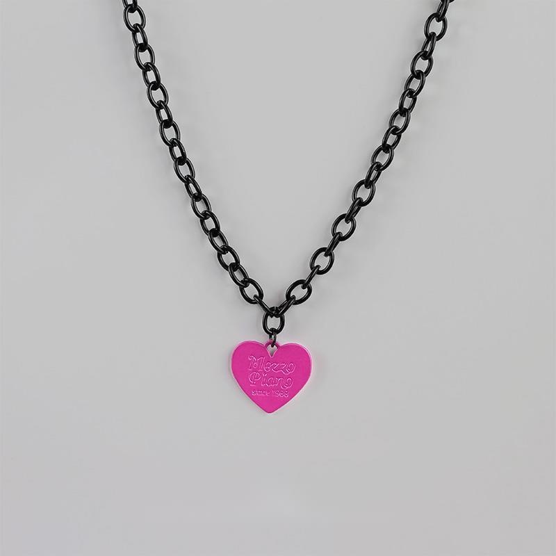 Love Necklace Accessories Hip Hop Personality Clavicle Chain Short Style Jumpy Tide