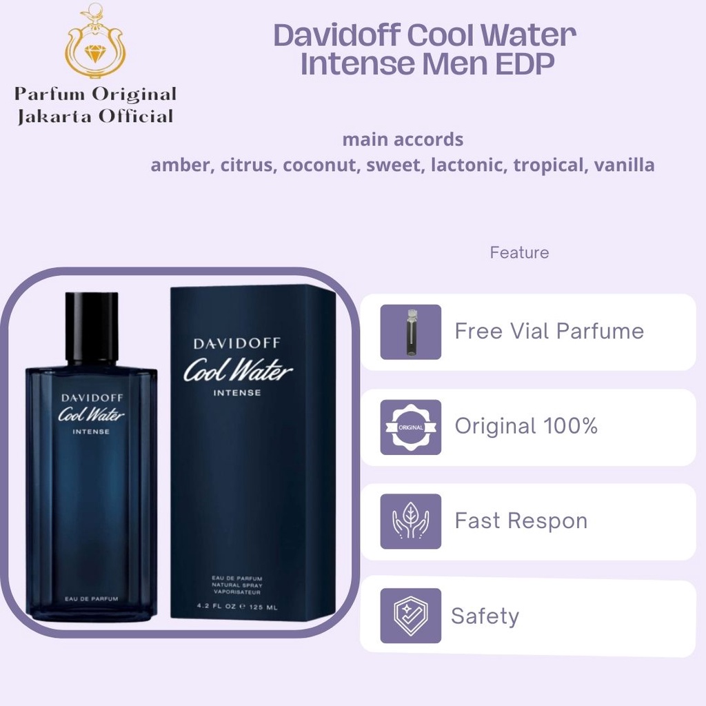 Parfum Parfume Perfume Asli Perawatan Kecantikan Original Import Branded Pria Laki Laki Cowok Davido