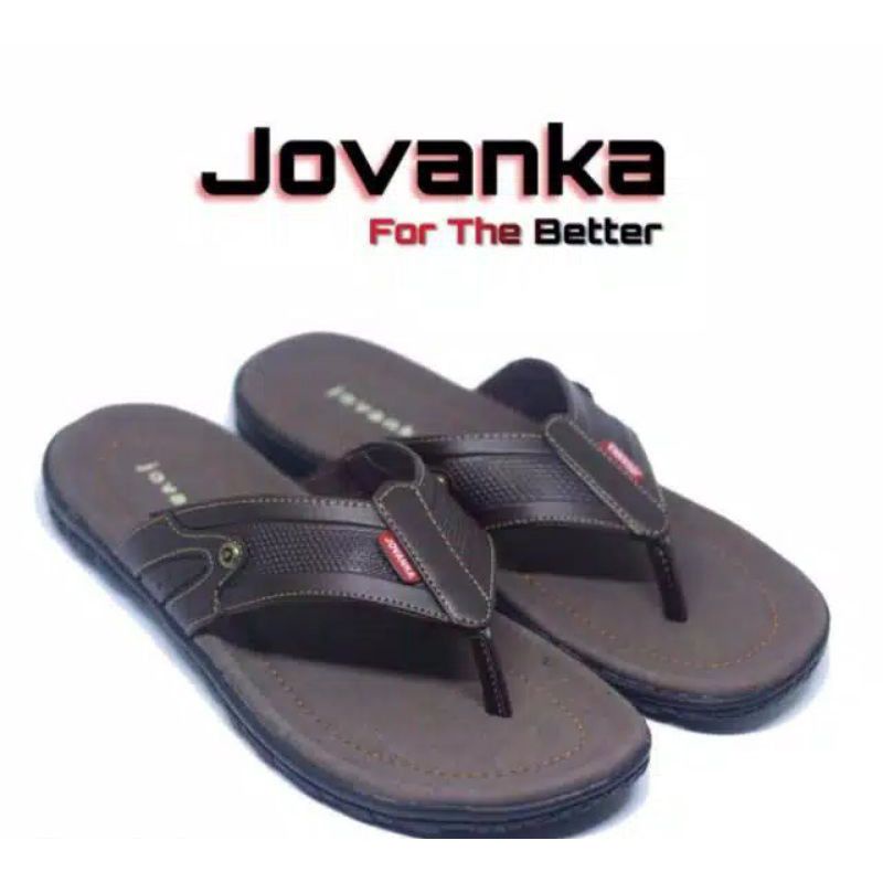 SANDAL KULIT PRIA/SENDAL PRIA DEWASA JVK 06