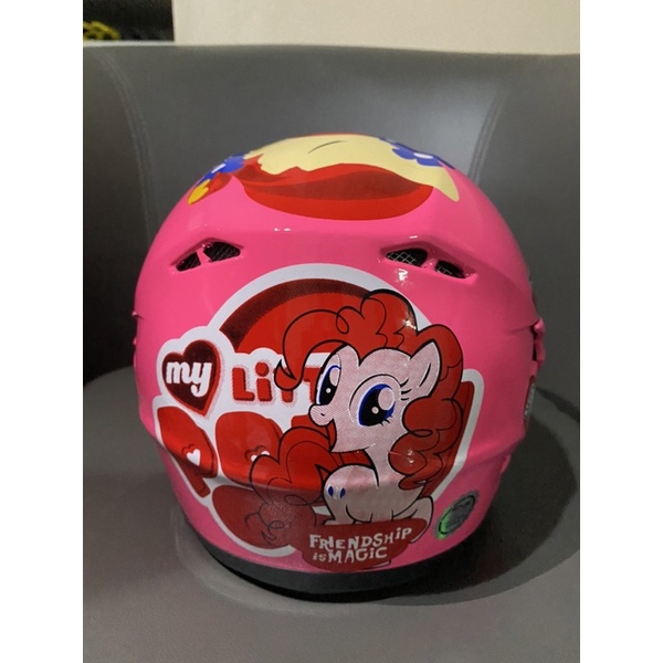 Helm Anak GALAXY SKY SNI Terlaris Little Pony Pink Usia 3-7 thn