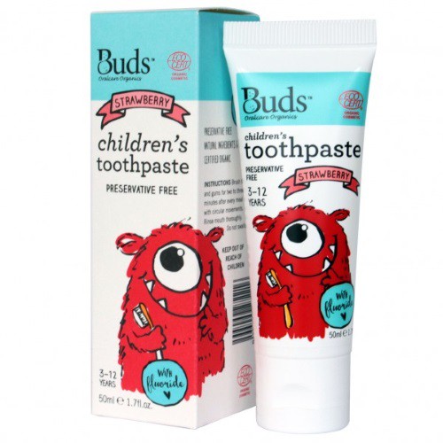 Buds Children's Toothpaste 1-3 / 3-12 Years