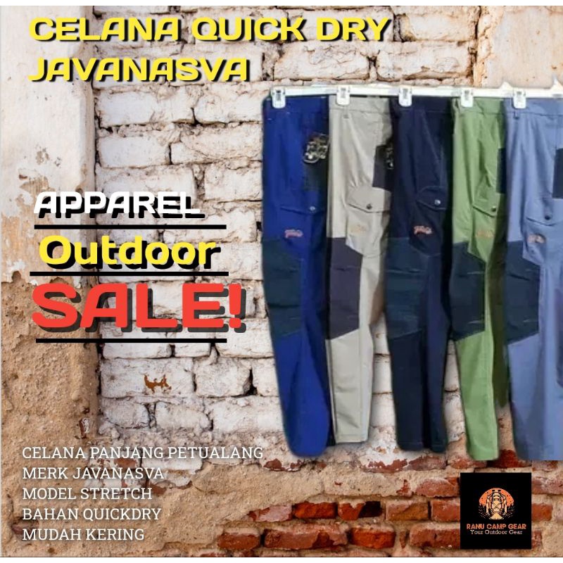 CELANA QUICKDRY GUNUNG PANJANG OUTDOOR