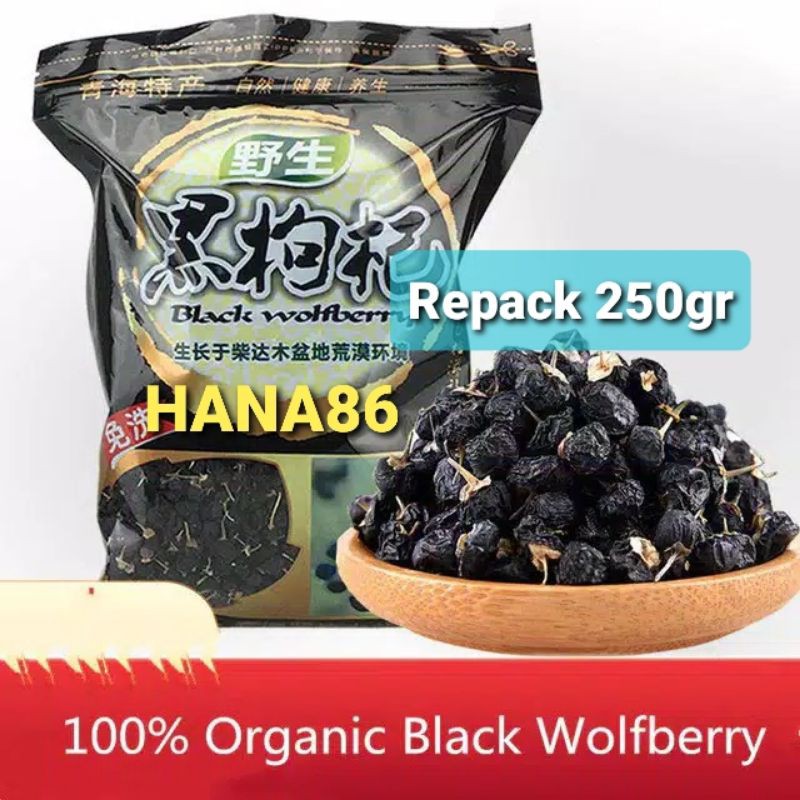 Black Wolfberry/Gojiberry hitam Repack 250gr