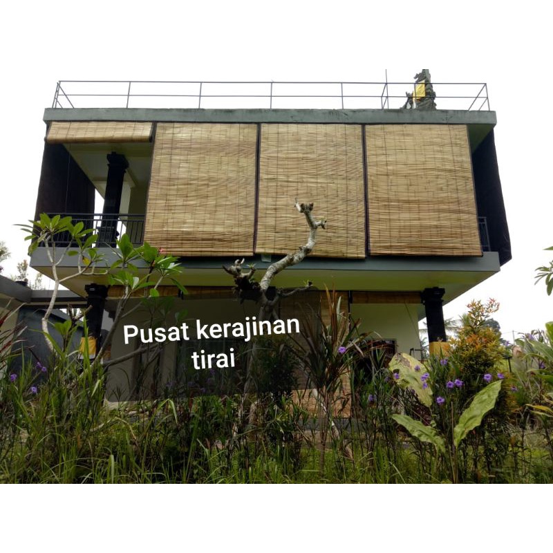 Tirai bambu outdoor / krey bambu / gorden / kerei / kirai / kere / kerai / tirai gulung UK 2,5mx1,5m