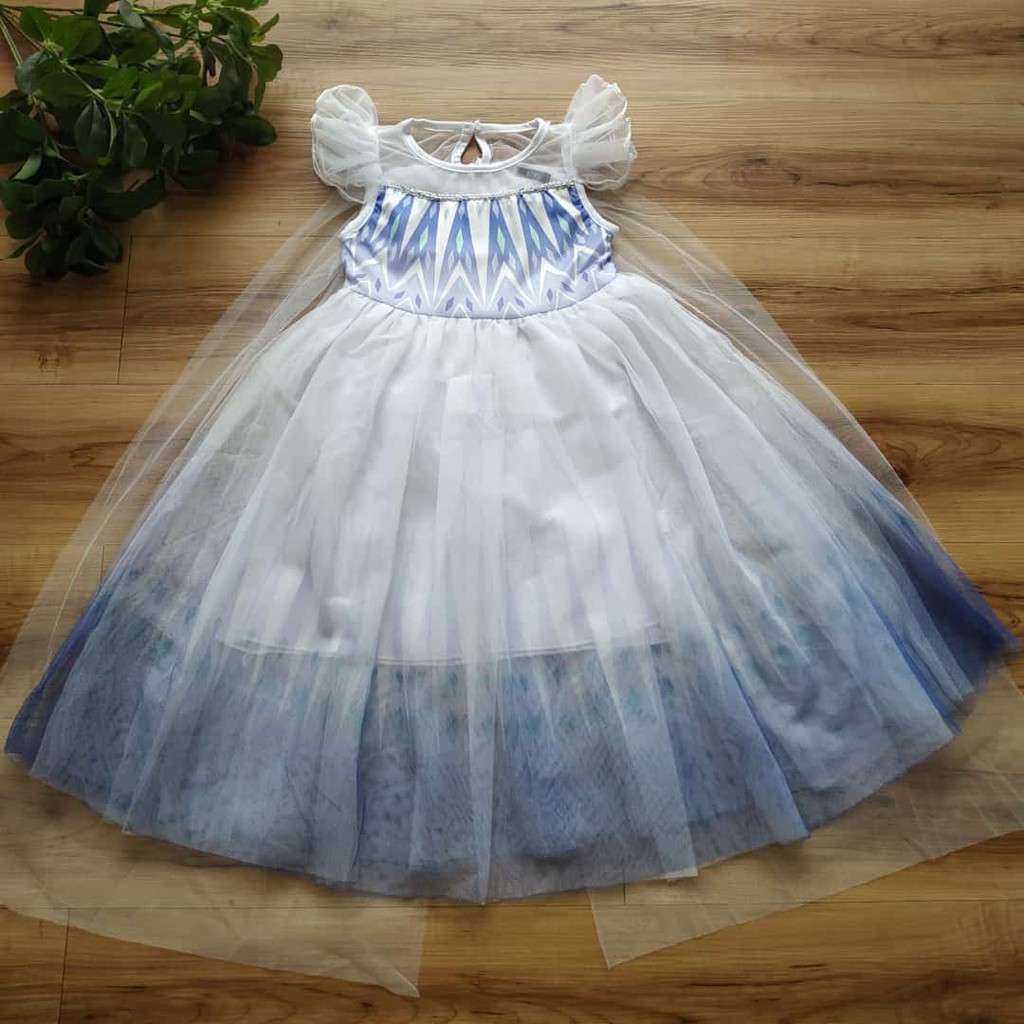 [Brandedbaby] KOSTUM PRINCESS ANAK IMPORT / LONG PRINCESS DRESS ANAK GRADASI UNGU