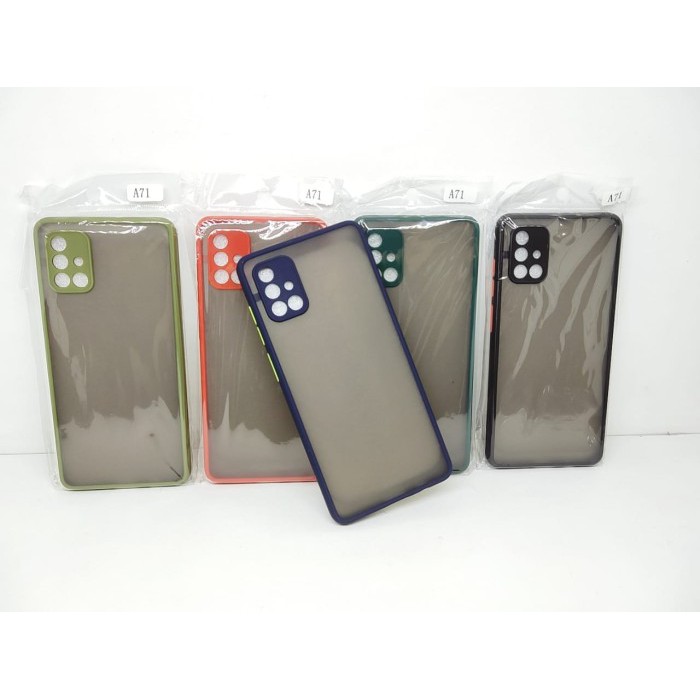 NEW Case Casing HP Bumper AERO Samsung A71 A715F 6.7 Hard My Choice Kondom Silikon
