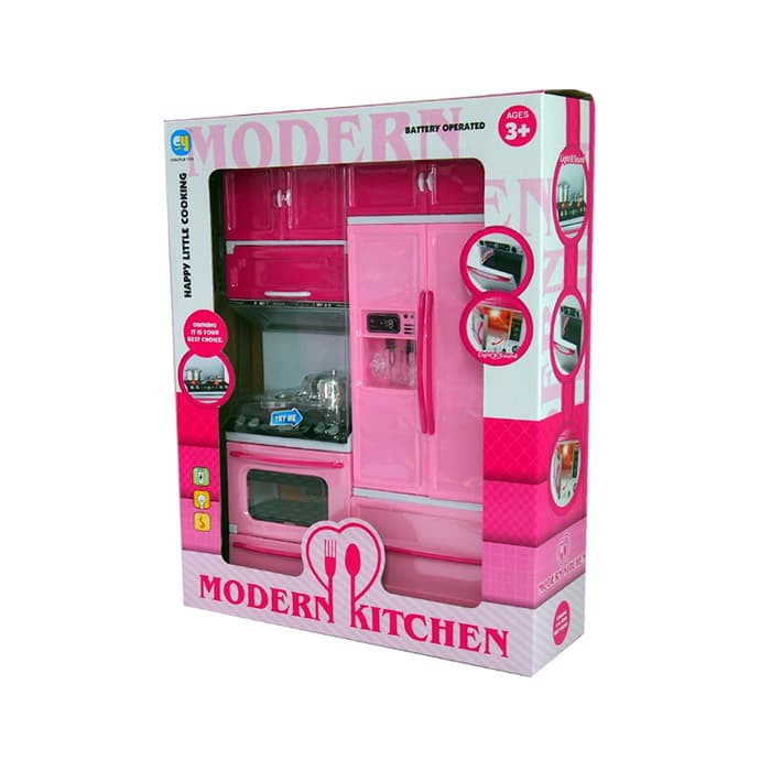  OCEAN  Ocean  Toy Modern Kitchen Set Mainan  Anak 818 21 Pink 