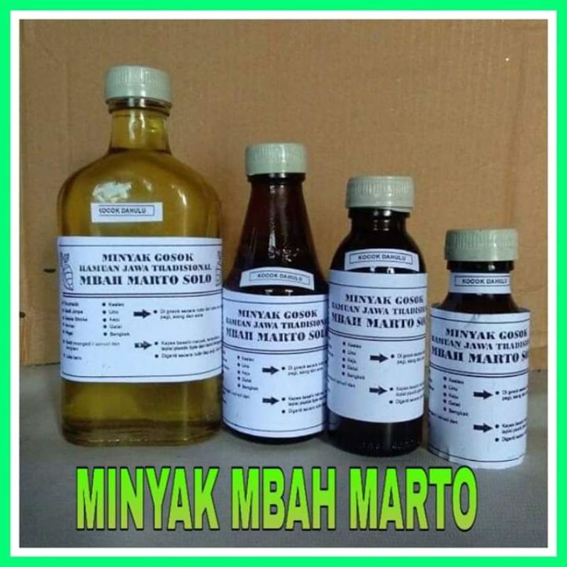 Minyak Gosok Mbah Marto