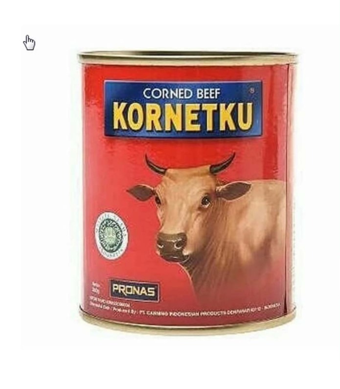 Pronas KORNETKU Corned Beef Kornet Daging Sapi 340gr