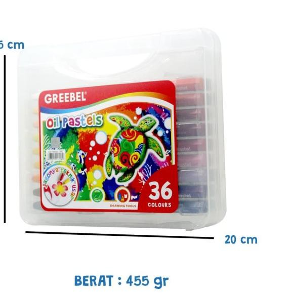 

❉ GREEBEL 36 WARNA Crayon Oil Pastel Set 36 Color Alat Kesenian - OFF-69 ➯