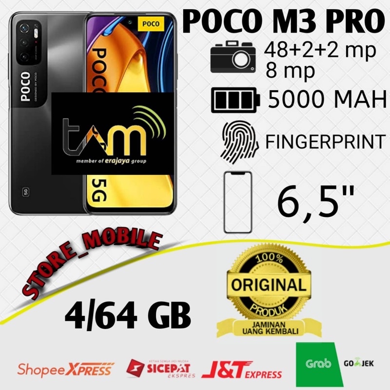 Jual Poco M3 Pro 5g 464 Ram 4gb Rom 64gb Garansi Resmi Shopee Indonesia 6814