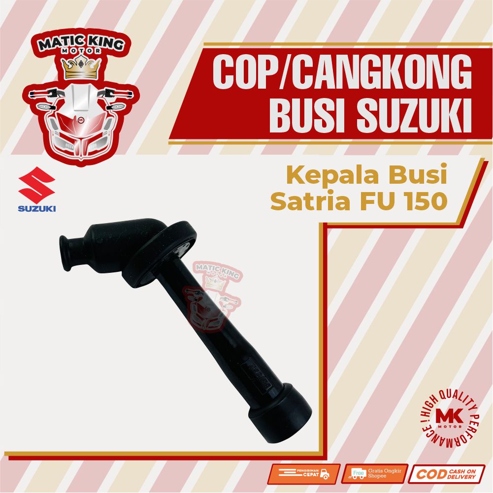 Cop cangklong tutup kop cangkong kepala busi Satria Fu 150 Aspira Astro Otoparts S2-33500-SAT-1200