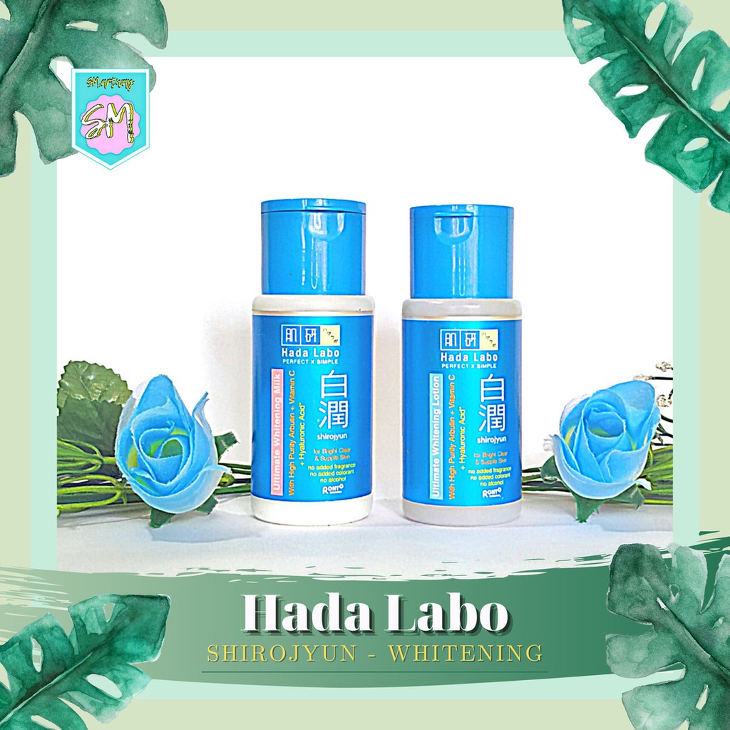 HADA LABO Shirojyun Ultimate Whitening Lotion &amp; Milk 100 ML | Hadalabo Toner &amp; Moisturizer