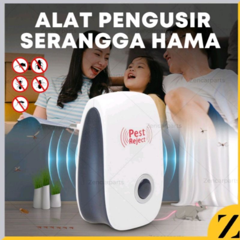 Alat Pengusir Nyamuk, Kecoa, Lalat, Tikus, Serangga lain nya..PEST REJCT ULTRASONIC