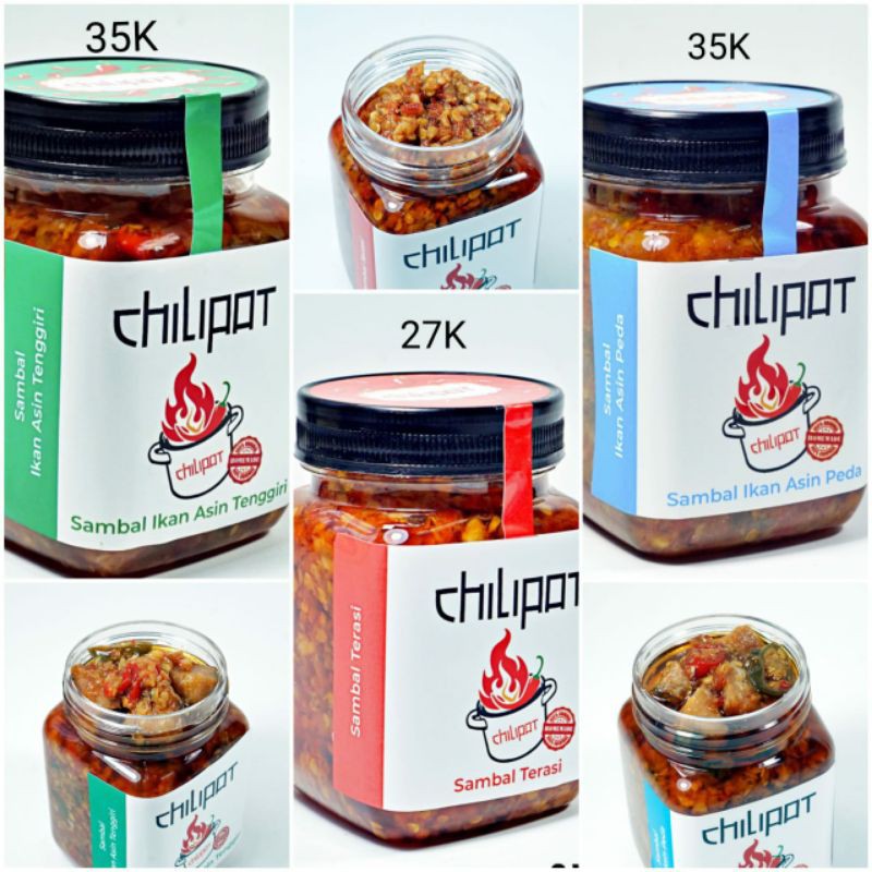 

Chillipot /sambal tengiri/ sambal terasi/sambal ikan pedo
