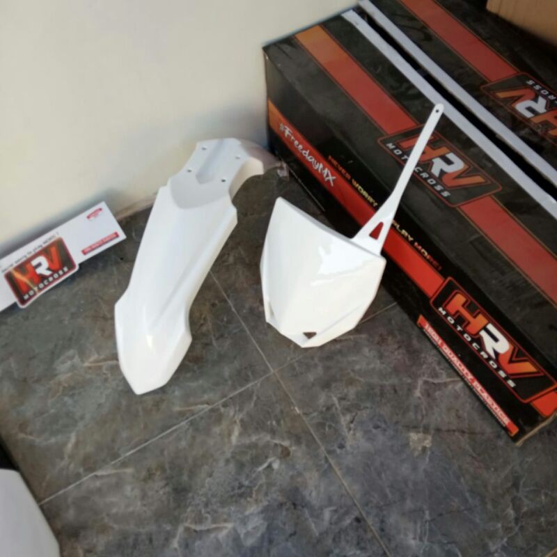 Spakbor depan supermoto yz 85 new 2016 plat nomer yz Spakbor Depan dtracker klx 150 crf 150 L