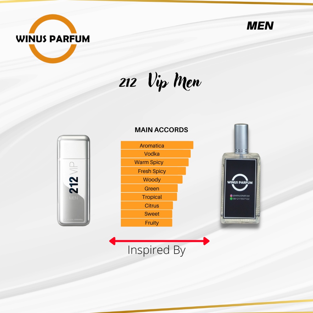 Winus Parfum 212 Vip Men - Parfum Pria
