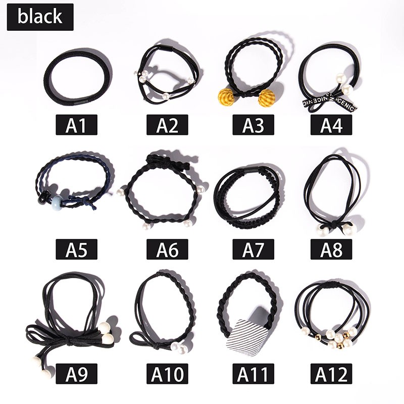 12 gaya karet gelang diikat rambut korea Ikat Rambut 12 gaya karet gelang diikat rambut korea Ikat Rambut