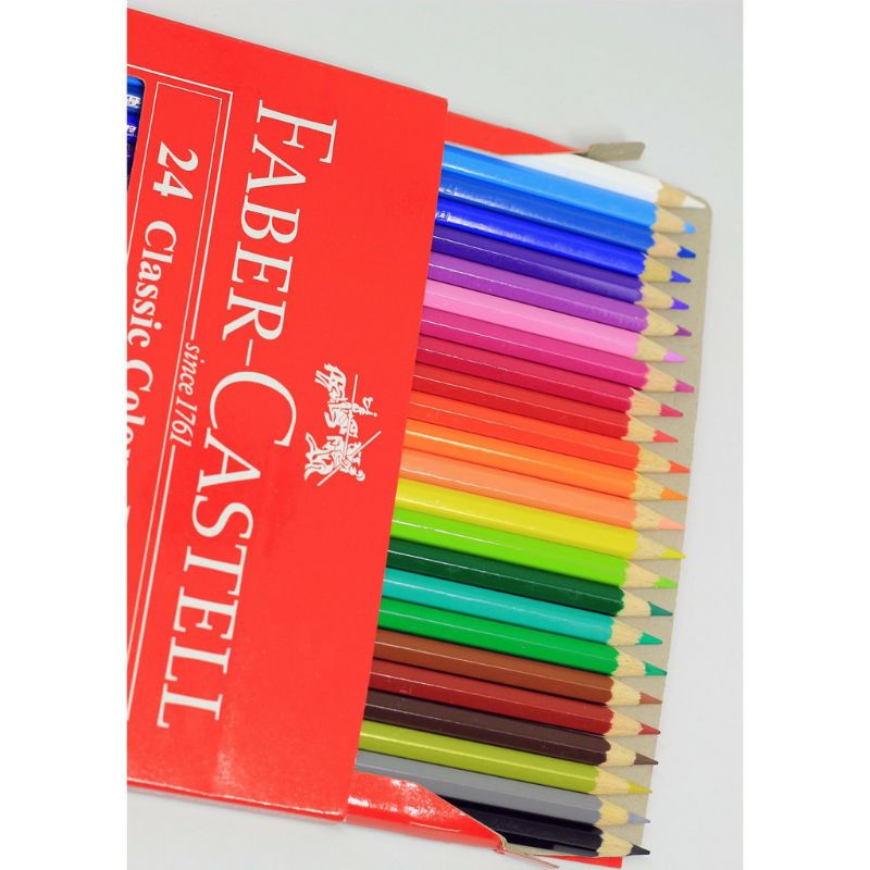

Pensil Warna Classic Faber Castell 24, Warna