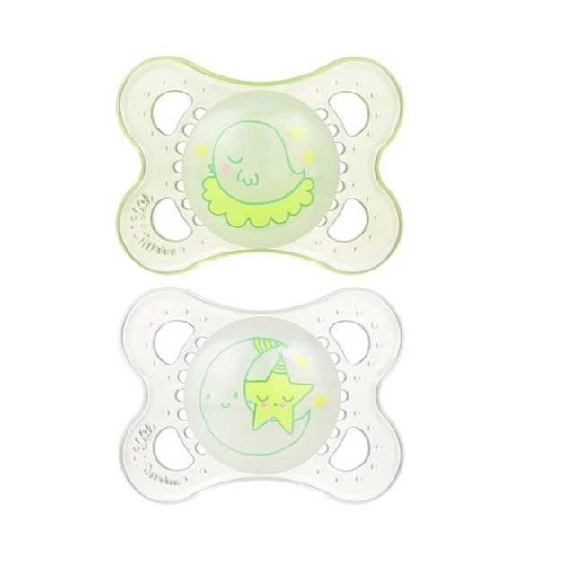 Mam Pacifier NIGHT / AIR / ORIGINAL 0+ / 6+ Empeng Soother Orthodontic Free Steriliser Box BPA Free