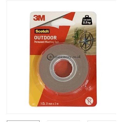 

3M Scotch Outdoor Permanent Mounting Tape 5.5kg (21mm X 2m) #4011