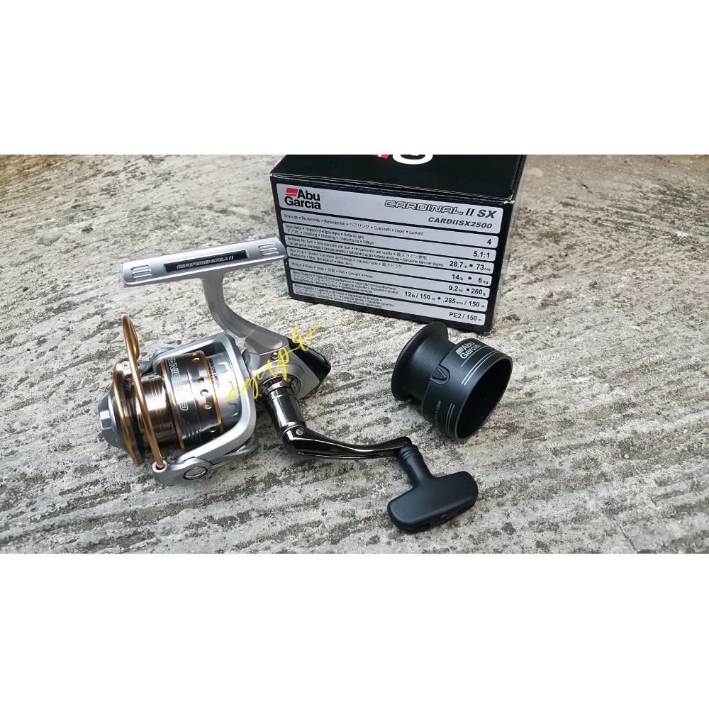 Reel Pancing Abu Garcia Jdm Cardinal Ii Sx Cardiisx2500 Sap Alat Pancing Rell Pancing Shopee Indonesia