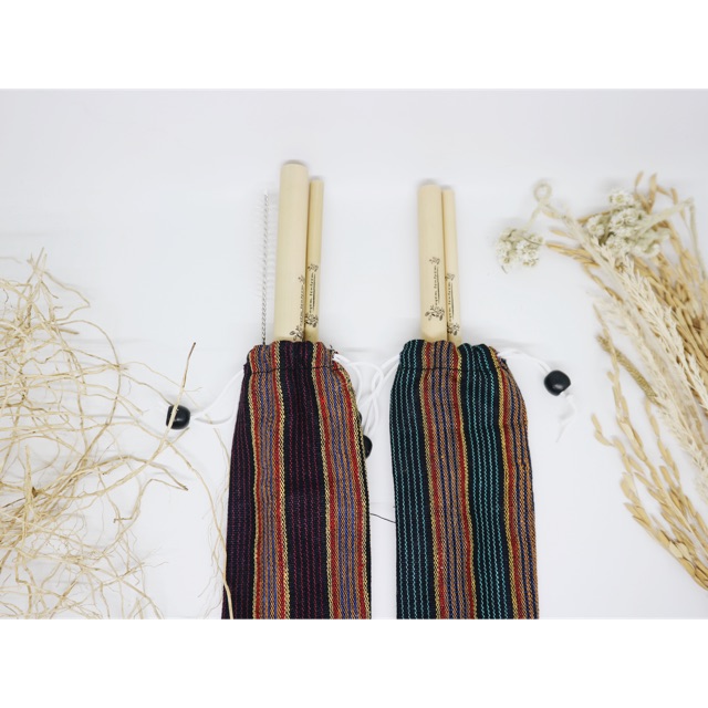 Souvenir Paket Spesial Bamboo Straw / Sedotan Bambu