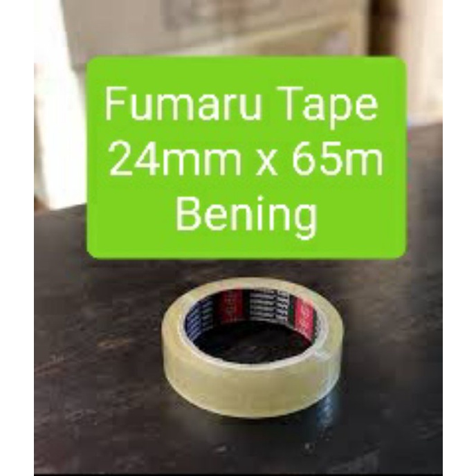 

Lakban Fumaru 24mm x 65m Bening