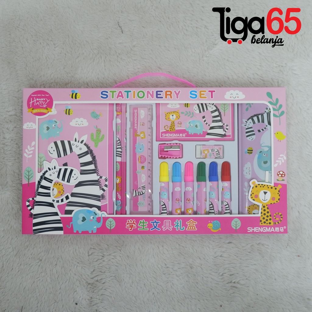 365 STATIONERY SET #41176 Buku &amp; Alat Tulis Anak / Karakter Fancy Gambar Lucu