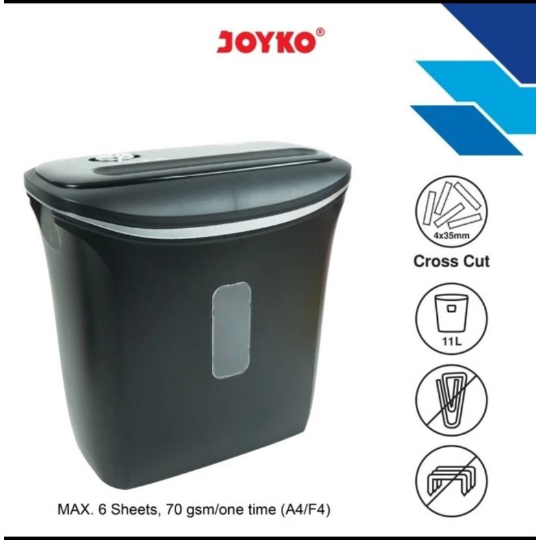 Mesin Penghancur Kertas Cross Cut / Office Paper Shredder JOYKO SHD02