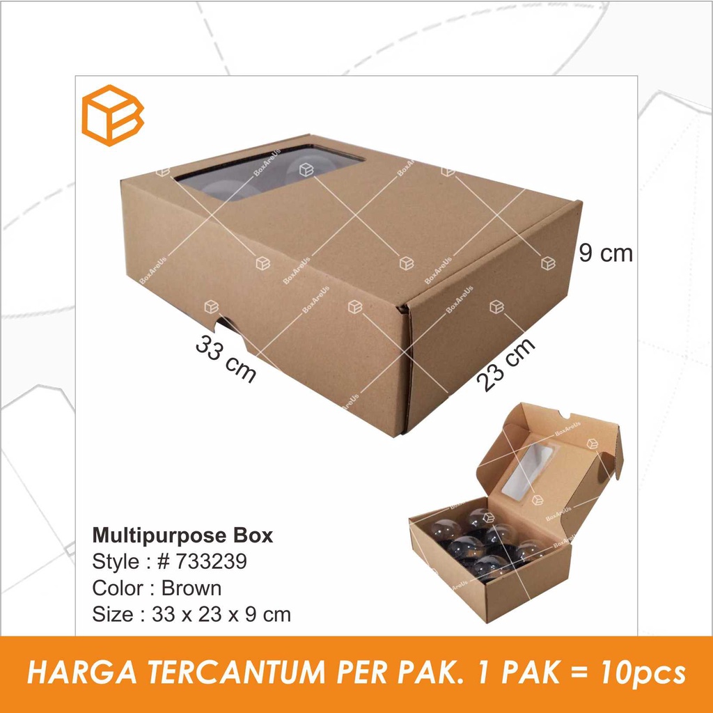 Box, Packaging, Kemasan, Cake Box, Box Kue, Gift Box | 733239 (10pc)