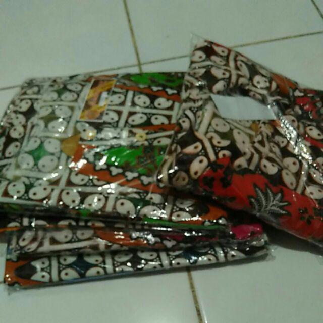 Daster Batik Solo , Daster Jumbo  / Daster Lengan Pendek Busui / Baju Tidur