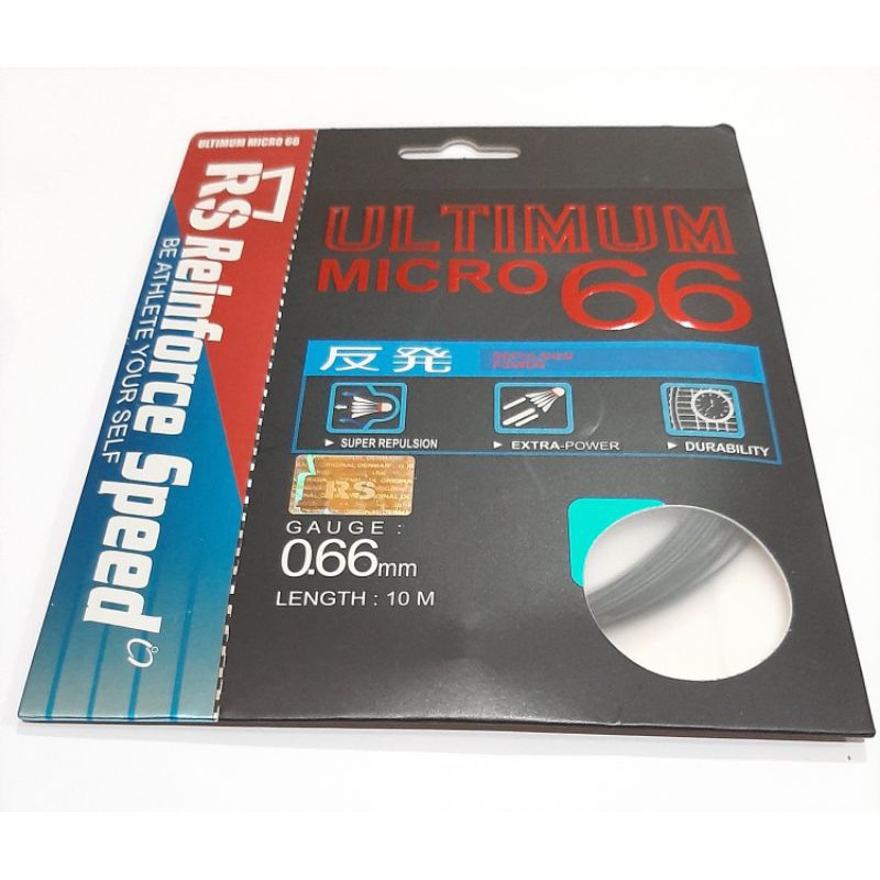 Senar Raket Badminton RS Ultinum Micro 66> Senar RS Ultinum Micro 66