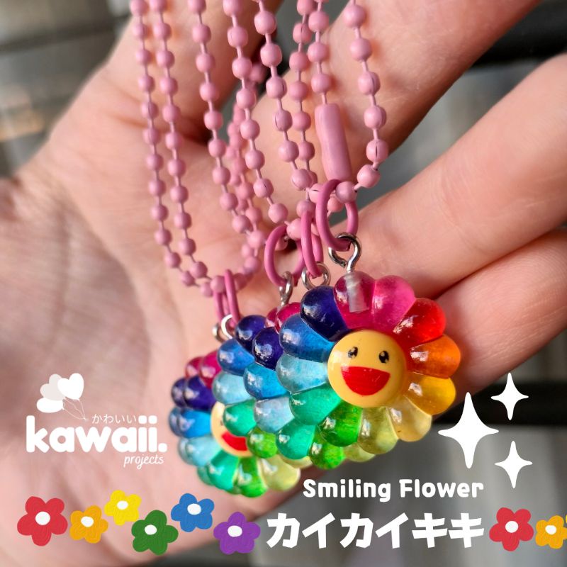 Gantungan Takashi Murakami Flower / Gantungan bunga JHope / Gantungan Tas Gantungan Kunci Gantungan 