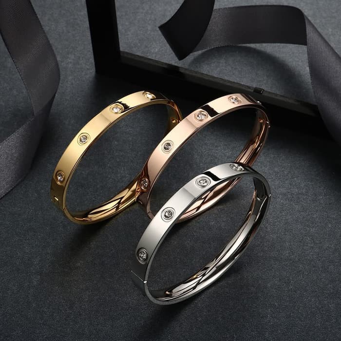 GELANG TITANIUM WANITA KOREA / GELANG WANITA TITANIUM