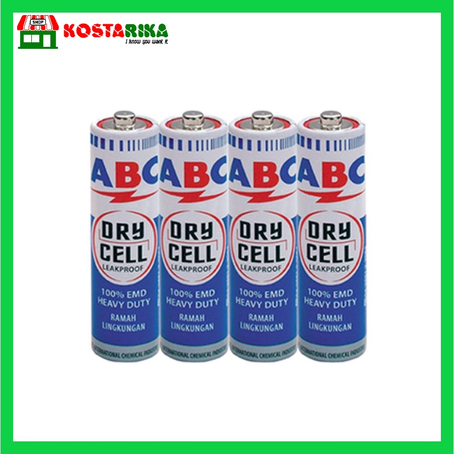 Baterai ABC Kecil R6P AA Untuk Baterai Remote TV Dan Lain