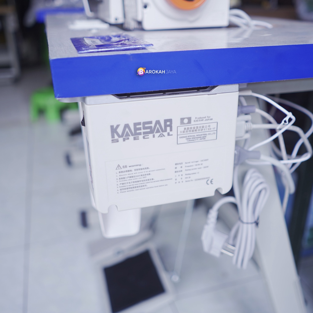 Mesin Obras 4 Benang KAESAR KS747DD/ KS-747DD Servo Direct Drive Motor