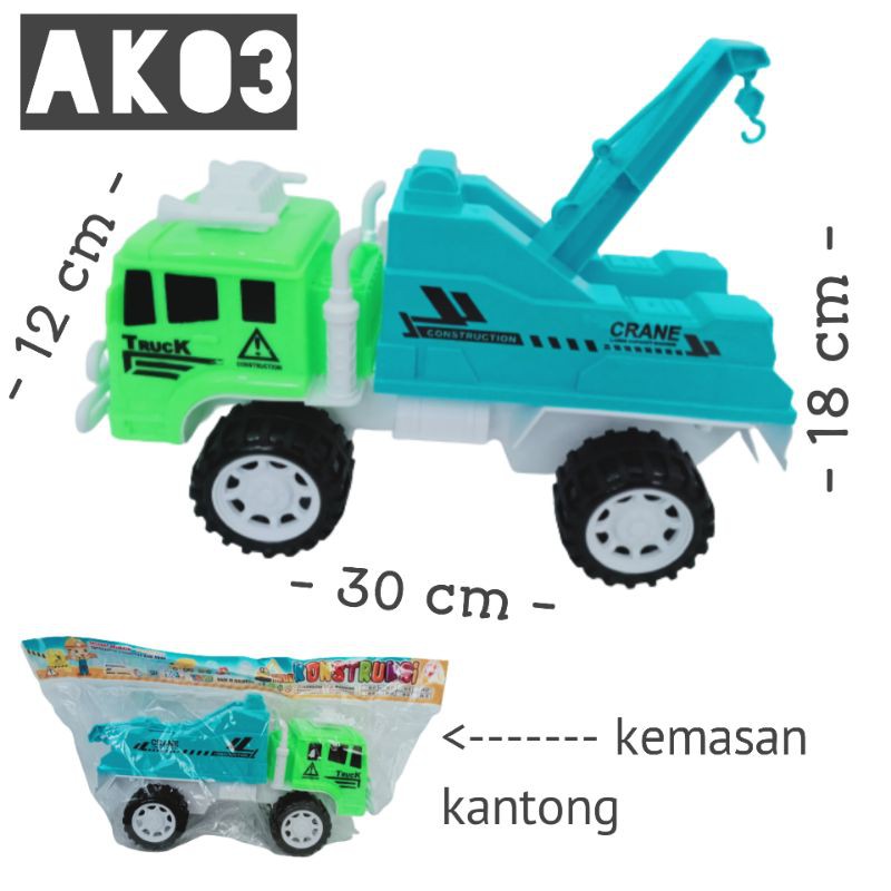 AK 03 - MAINAN MOBIL TRUK DEREK TRUCK CRANE AK03