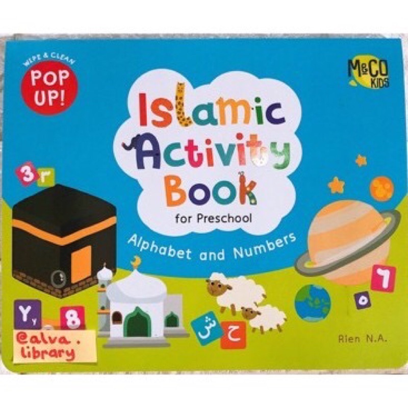 

Islamic Activity [Mizan ] Islamic Activity Book For Presschool Alphabet And Numbers