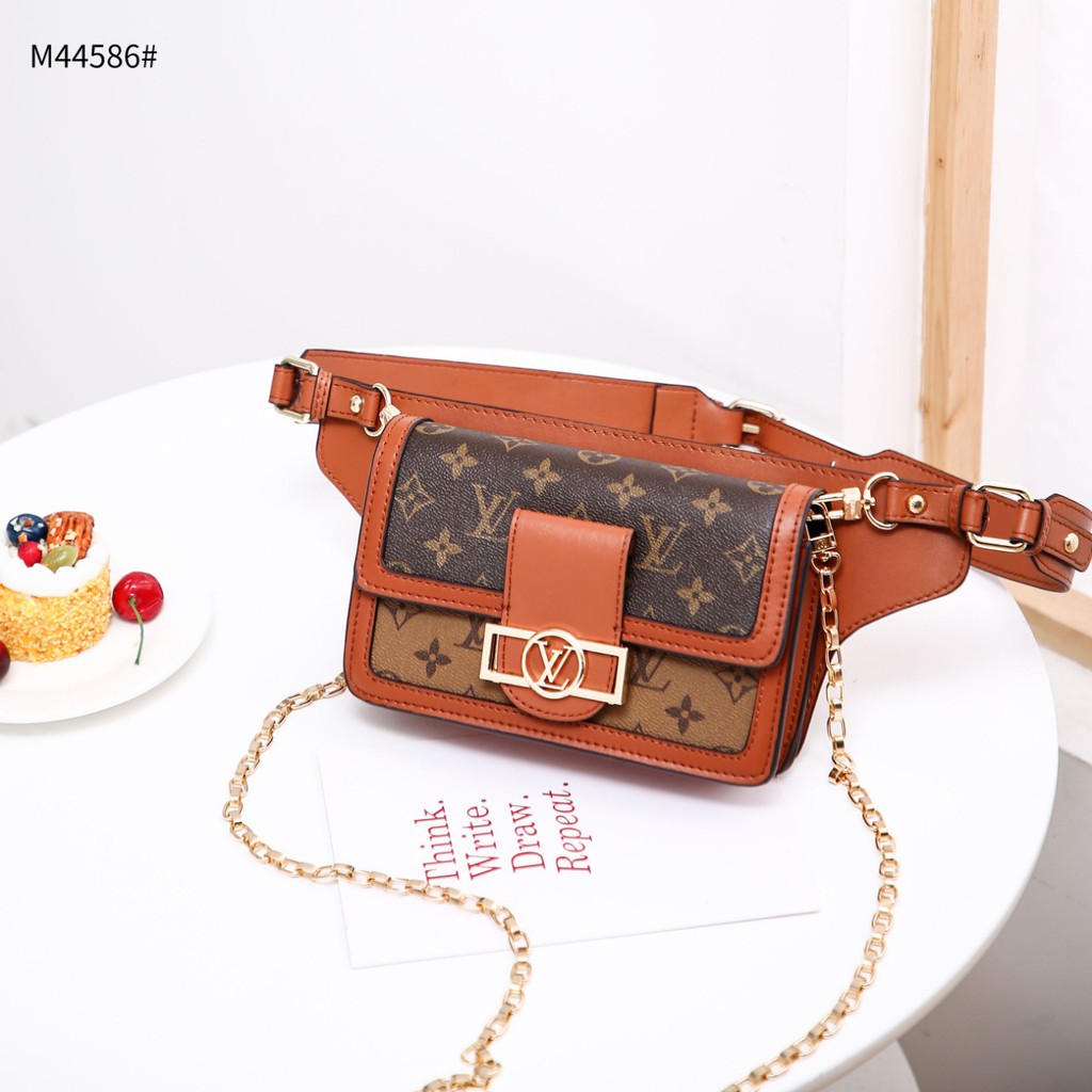 Tas Louis Vuitton Mini Dauphine M44586  RFV 11  batam impor original fashion branded reseller sale