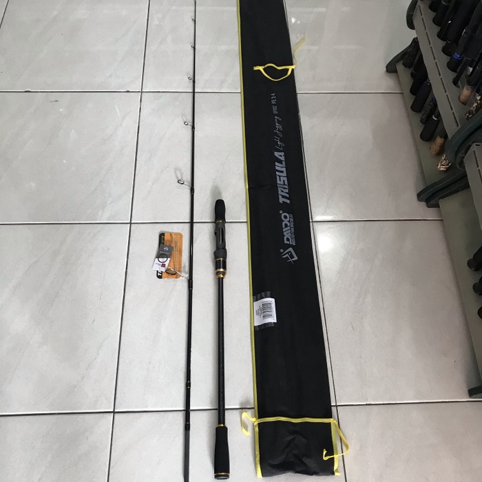 Joran daido trisula pe 2-4 180 cm carbon solid ring full fuji