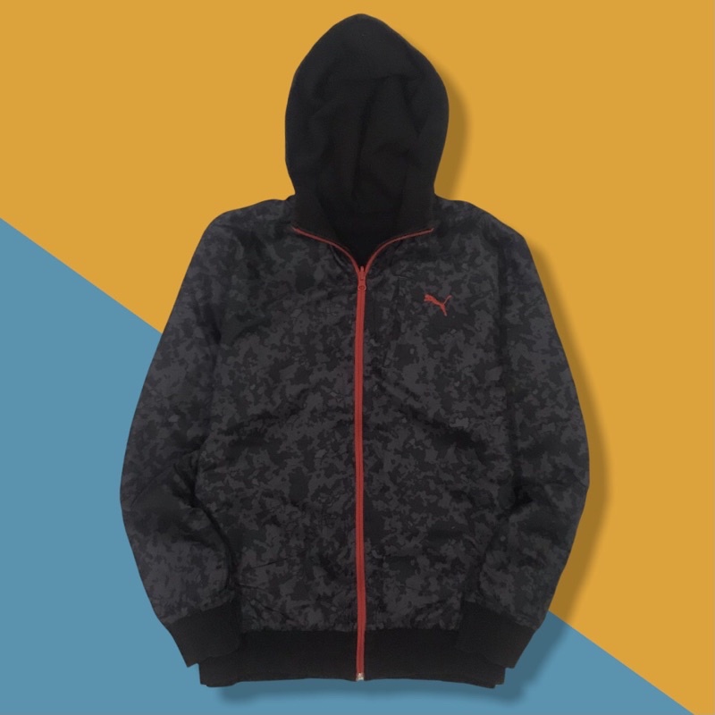 PUMA CAMO REVERSIBLE JACKET / SECOND PRELOVED / SIZE L