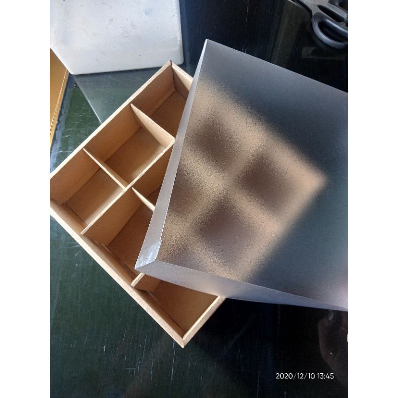 

box sekat 9 ukuran 7x7x6 - sagara box custom ukuran 7cm per sekat tinggi 6cm