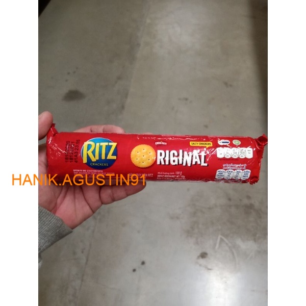

RITZ CRACKERS 100 GRAM - CEMILAN BISKUIT KREKER GURIH DAN RENYAH SS91