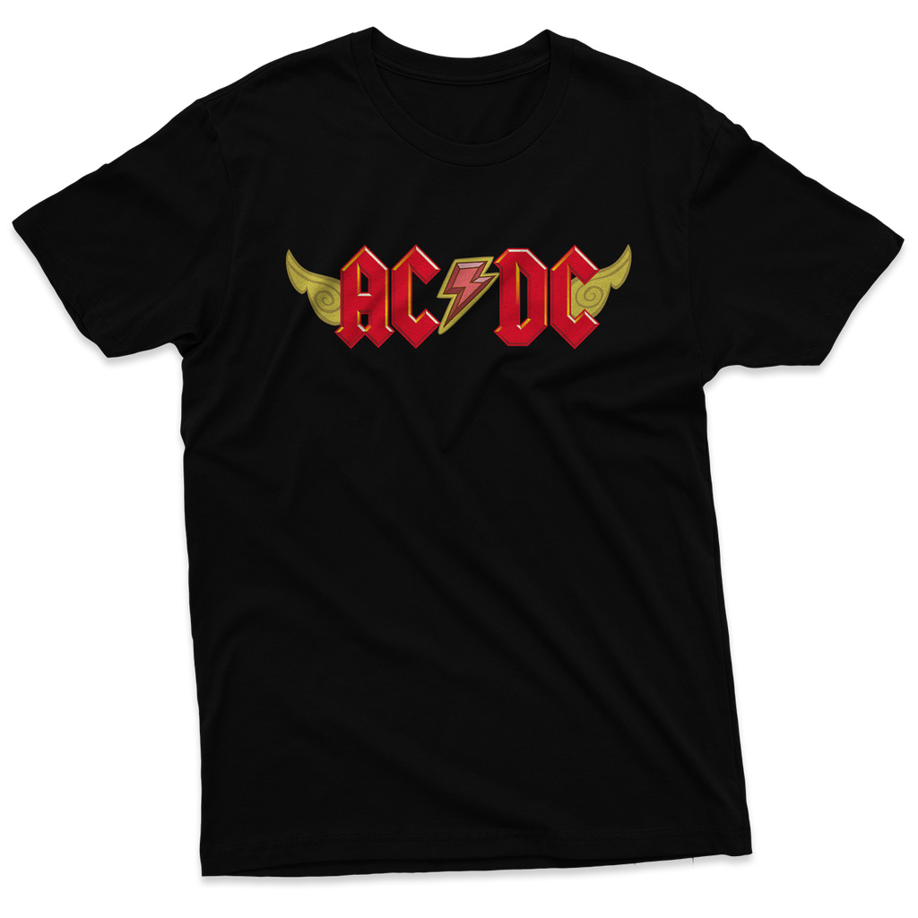 KAOS BAND  KAOS AC DC / AC DC X / BAJU MUSIK ROCK METAL / TEZOOI