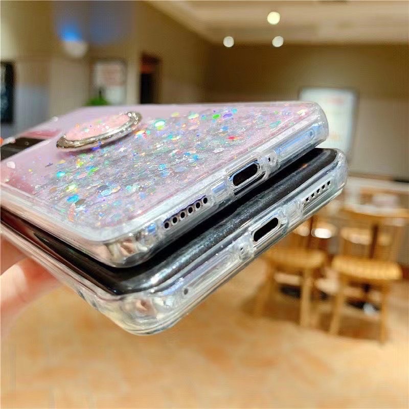 Gliter Case With Oring ALL PHONE TYPES Oppo Reno 2 3 4 5 6 7 8 9 10 7Z Pro A53 A33 A92 A95 A9 A5 2020